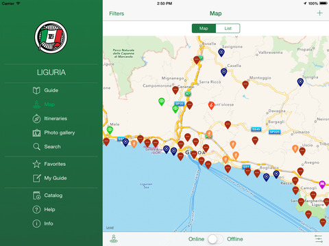 免費下載旅遊APP|LIGURIA - Guida Verde Touring app開箱文|APP開箱王