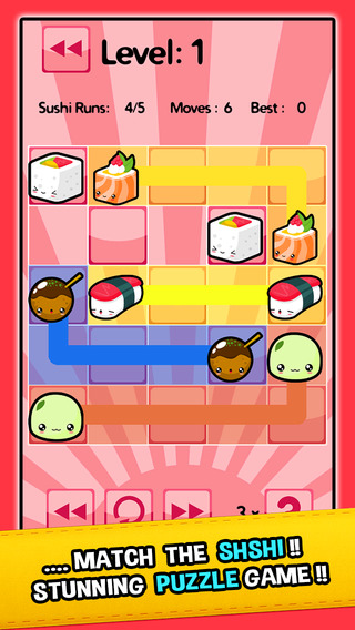Action Sushi Bar - Splash match puzzle games for free