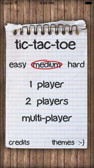 【免費遊戲App】Tic-Tac-Toe Notepad-APP點子