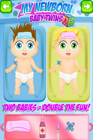 My Newborn Baby Twins & Mommy Care - Pregnancy & Maternity Doctor Games FREE screenshot 4