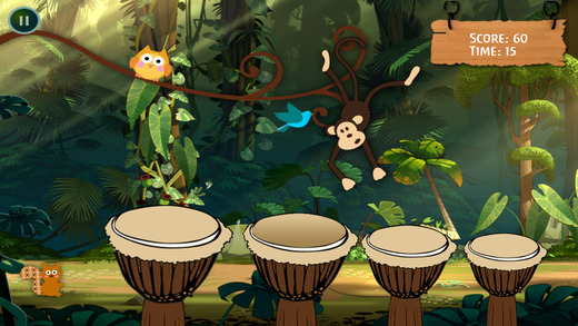 Kids Drums Monkey Dance