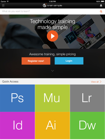 【免費教育App】Train Simple for Adobe® Creative Cloud-APP點子
