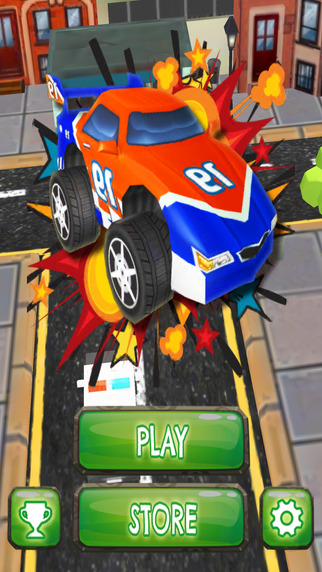 City Nitro Speed Rally - PRO - Fast Downtown Obstacle Course Car Race Game