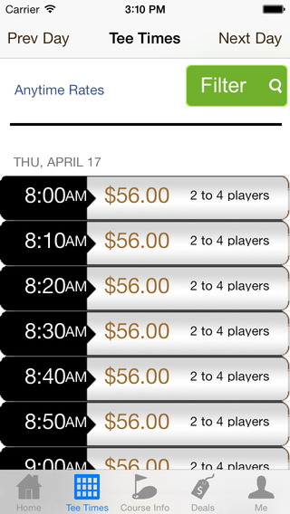 【免費運動App】Apple Tree Golf tee Times-APP點子