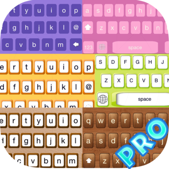 DIY Keyboard PRO - Design keyboard with cool Fonts, colorful background & Texture Themes LOGO-APP點子