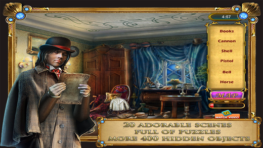 Hidden Object: Detective Wiltshire Kingdom The book is about 33 Knight