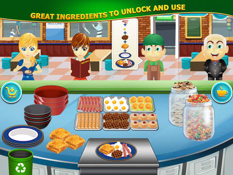 【免費遊戲App】Breakfast Cooking Mania : French Toast and Waffle Cafeteria Restaurant Chain PRO-APP點子