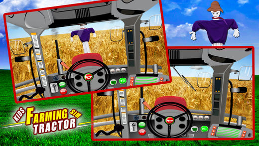 【免費遊戲App】Kids Farming Tractor Sim - Driving Game-APP點子