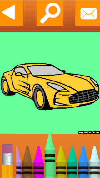 Vehicles Coloring Book Free by theColor.com