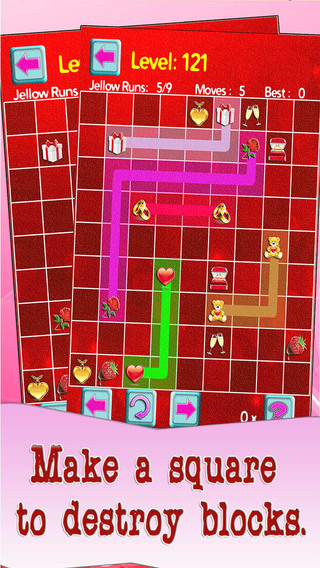 【免費遊戲App】Valentine Match Flow - Candy Hearts and Chocolate Day Puzzle : Free Game Download-APP點子