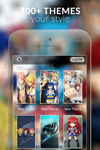 Manga and Anime Wallpapers : Gallery Themes Screen For FairyTail Edition screenshot 2