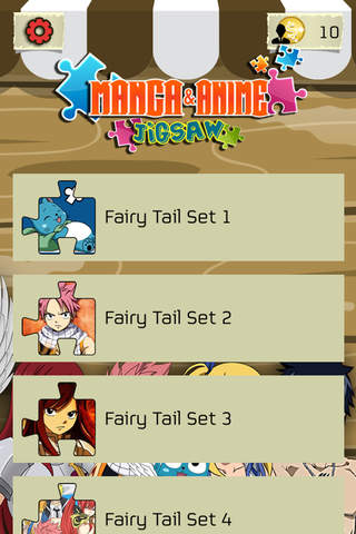 Jigsaw Manga & Anime Hd  - “ Japanese Puzzle Cartoon Collection For Fairy  Tail Edition “ screenshot 3