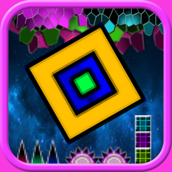 Block Space - Geometry Space Dash - Don't touch the Spikes & Block LOGO-APP點子