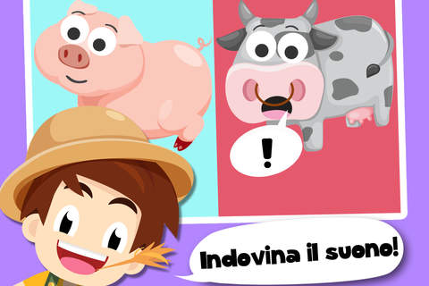 Toddler Tommy Farm Animals Cartoon Free - Barn and farm animal puzzles screenshot 4