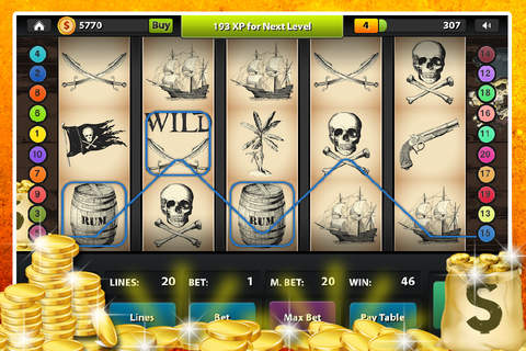 Pirate's Treasure Slots screenshot 2