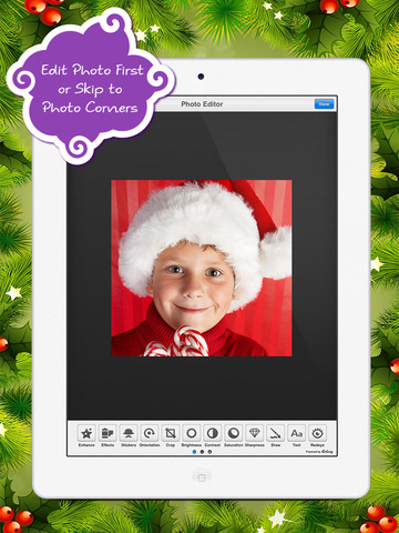 【免費攝影App】Corner My Photos Christmas Edition - Add Holiday Themed Photo Corners To Your Xmas Pictures-APP點子