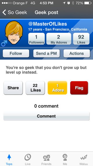 【免費社交App】Your are so Geek...-APP點子