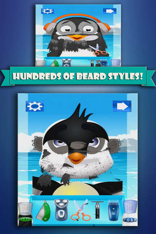 Aaaaaaaah Shave Mr Penguin Toca Hair Salon Doctor screenshot 2