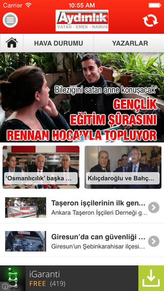 【免費新聞App】Aydınlık Gazetesi-APP點子