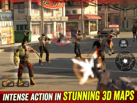 【免費遊戲App】Zombie Hunter : War of The Dead-APP點子