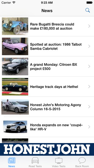 【免費新聞App】HonestJohn Motoring Advice-APP點子