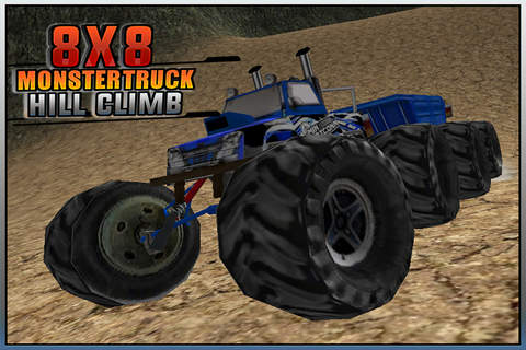 8X8 Monster Truck Hill Climb screenshot 2