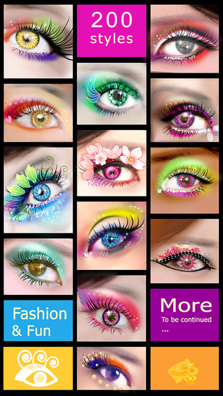 【免費攝影App】Eye Makeup Fun! Dressup Camera-APP點子