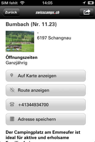 Swisscamps screenshot 4
