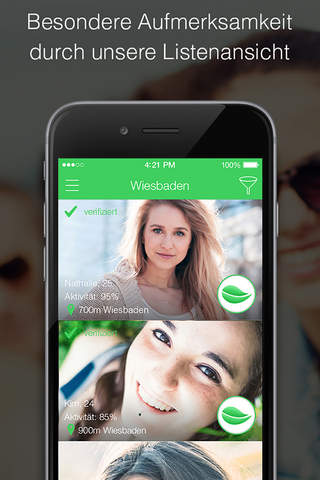 breeze: Kostenlose Dating App - Singles & Freunde in der Umgebung suchen für Flirt, Chat oder suche und finde die große Liebe screenshot 2