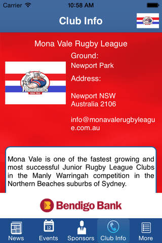 Mona Vale Rugby League Club screenshot 2