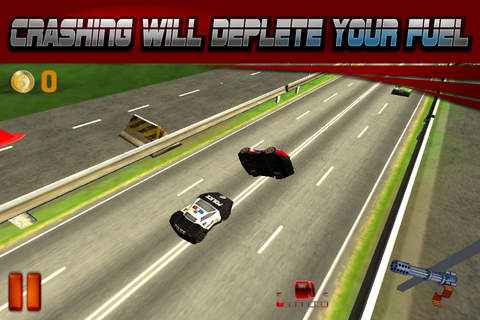 A 3D Real Police Car Speed Racing Fighter - High Speed Shooting Race Free Game screenshot 3