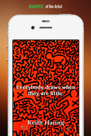 Keith Haring Paintings HD Wallpaper and His Inspirational Quotes Backgrounds Creator screenshot 4