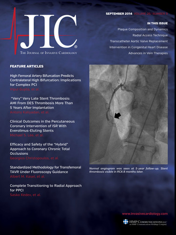 Journal of Invasive Cardiology screenshot 2