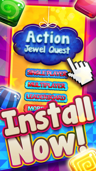 【免費遊戲App】Action Jewel Quest 2015 - Soda Pop Match 3 Candies Game For Children HD FREE-APP點子