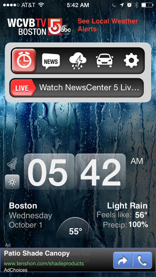 Alarm Clock WCVB NewsCenter 5 Boston