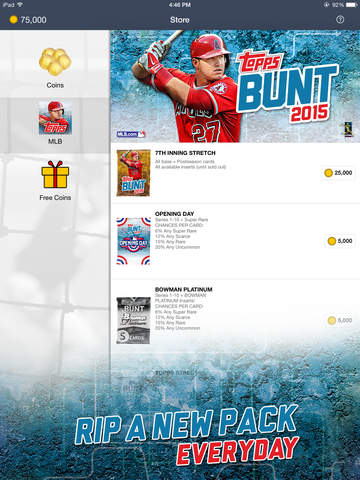 【免費運動App】BUNT: The MLB Digital Baseball Trading Card Game-APP點子