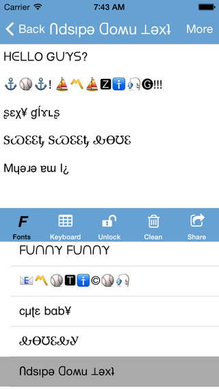 Funny Fonts - Cool Text Styles New Symbols For iMessage Facebook Twitter Instagram Kik More