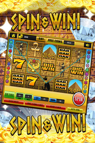 Ace Slots Pharaoh's Gold - Jackpot Kingdom Journey Slot Machine Games Free screenshot 2
