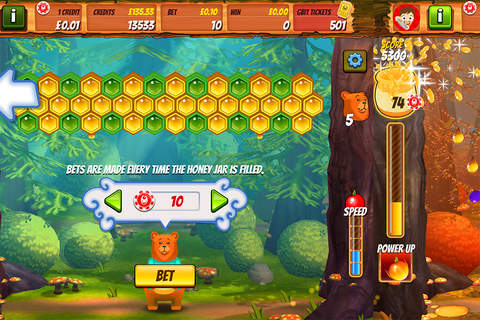 Bears Beehiving Badly - Real Money Arcade screenshot 2