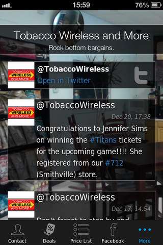 Tobacco Wireless and More screenshot 4