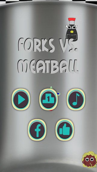 Forks vs Meatball - free addictive action arcade game