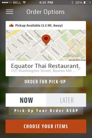 Equator Thai Restaurant screenshot 2