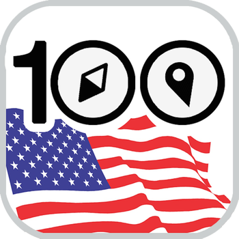 Top 100 USA travel LOGO-APP點子