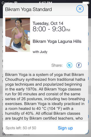 Bikram Yoga Laguna Hills screenshot 2