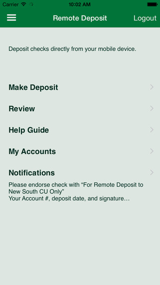 免費下載財經APP|New South CU-Remote Deposit app開箱文|APP開箱王