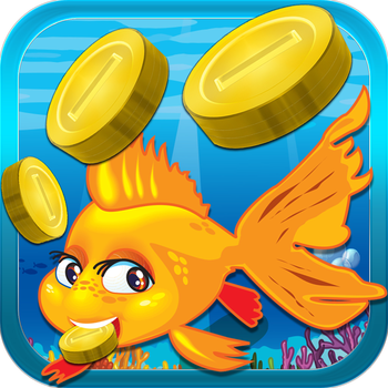 Underwater Gold Fish-y Spin Slot Machine play in virtual Money Casino LOGO-APP點子