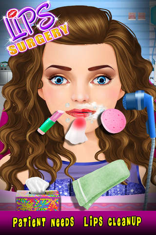 Lips Surgery Simulator - Surgeon Games For Girls screenshot 2