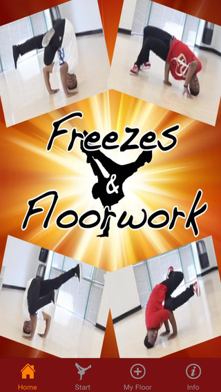 B-Boy Freezes Floorwork