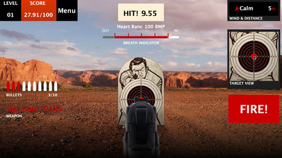 Screenshots of Canyon Shooting - a Real Shooting Range FPS Simulator for iPhone
