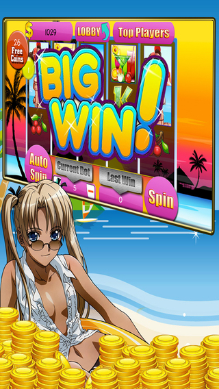 Bikini party hot slots – Beach style progressive sexy gamble game